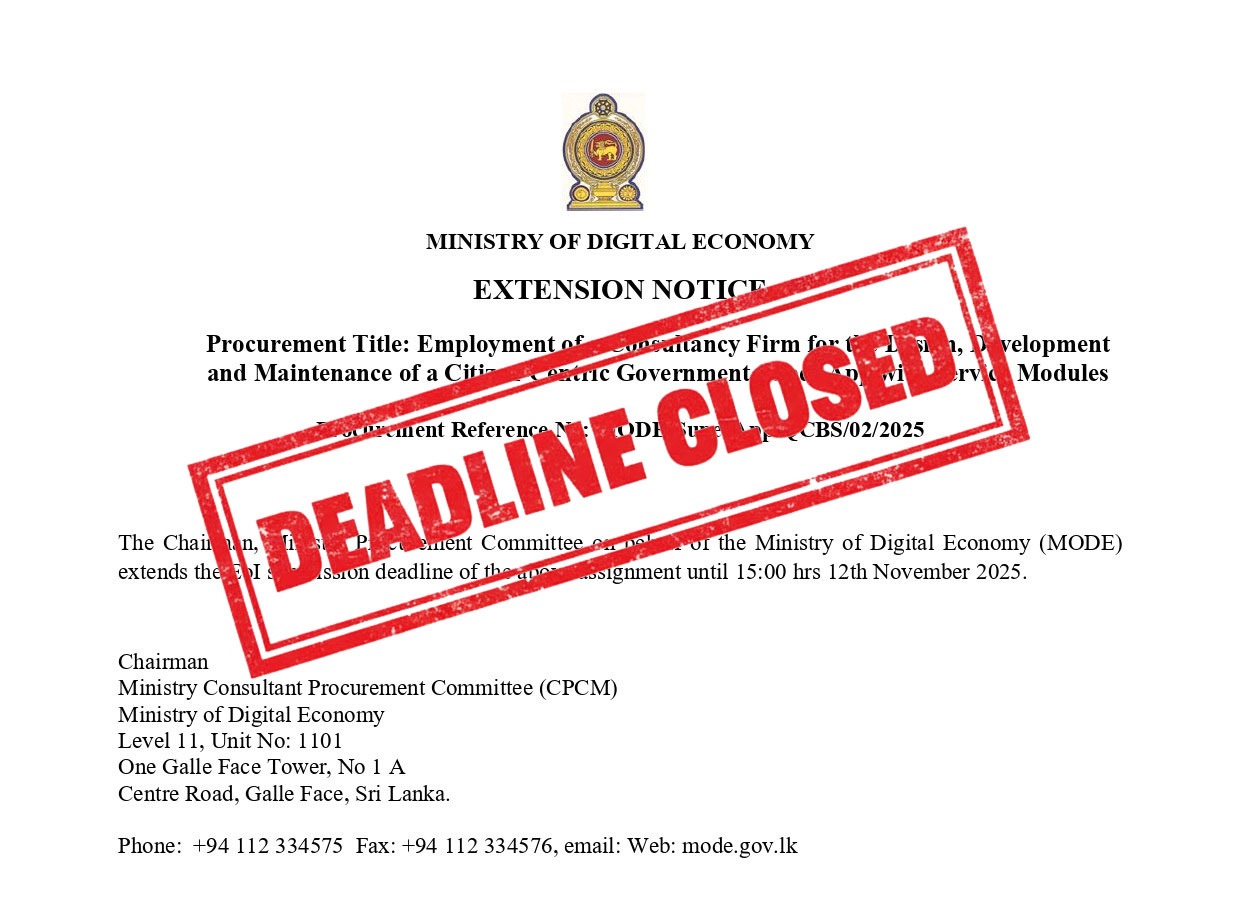 Extension Notice